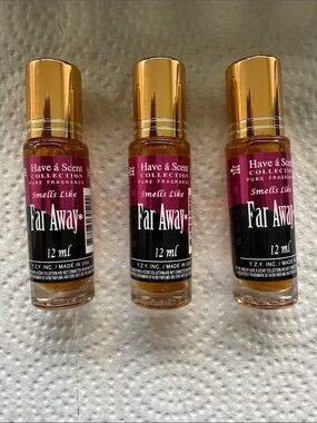 Avon Have a Scent Far Away Roller Bottle - Pink & Gold